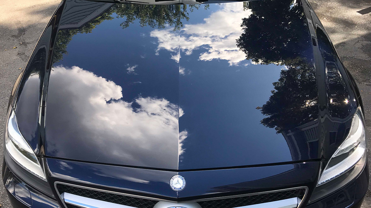 Car paint after ceramic coating